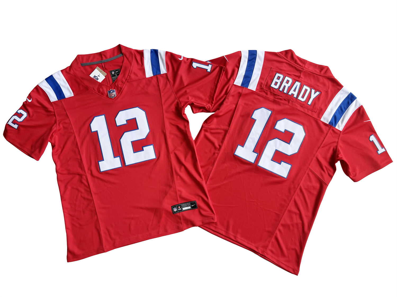 21 New England Patriots #12 Stitched American Football Jerseys (Support customization) - Image 1