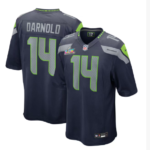 Men's Seattle Seahawks #14 Nike Academy Super Bowl LX Patch Jersey