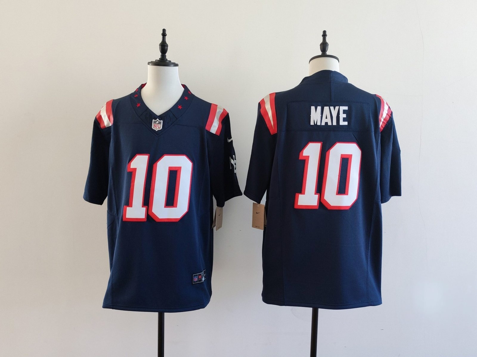 4 New England Patriots #10 Stitched American Football Jerseys (Support customization) - Image 1
