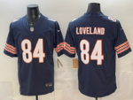 Chicago Bears#84 LOVELAND  Stitched American Football Jerseys （Support customization）