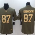 New England Patriots #87 Stitched American Football Jerseys （Support customization）