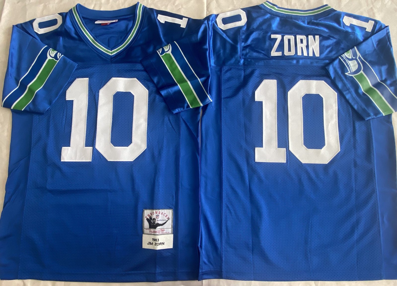 43 Seattle Seahawks#10 zdrn Stitched American Football Jerseys (Legacy Replica Jersey) - Image 1