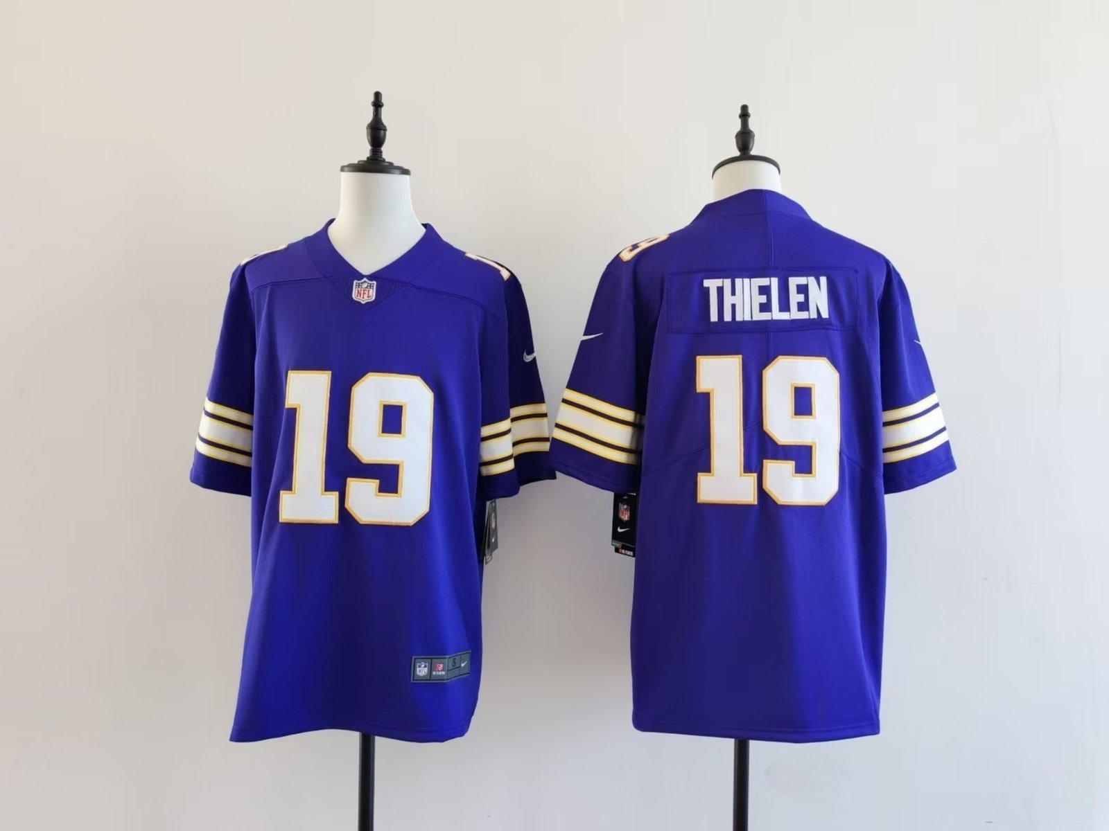 46 Minnesota Vikings#19 Stitched American Football Jerseys (Support customization) - Image 1