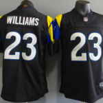 Los Angeles Rams#23 black williams Stitched American Football Jerseys （Support customization）