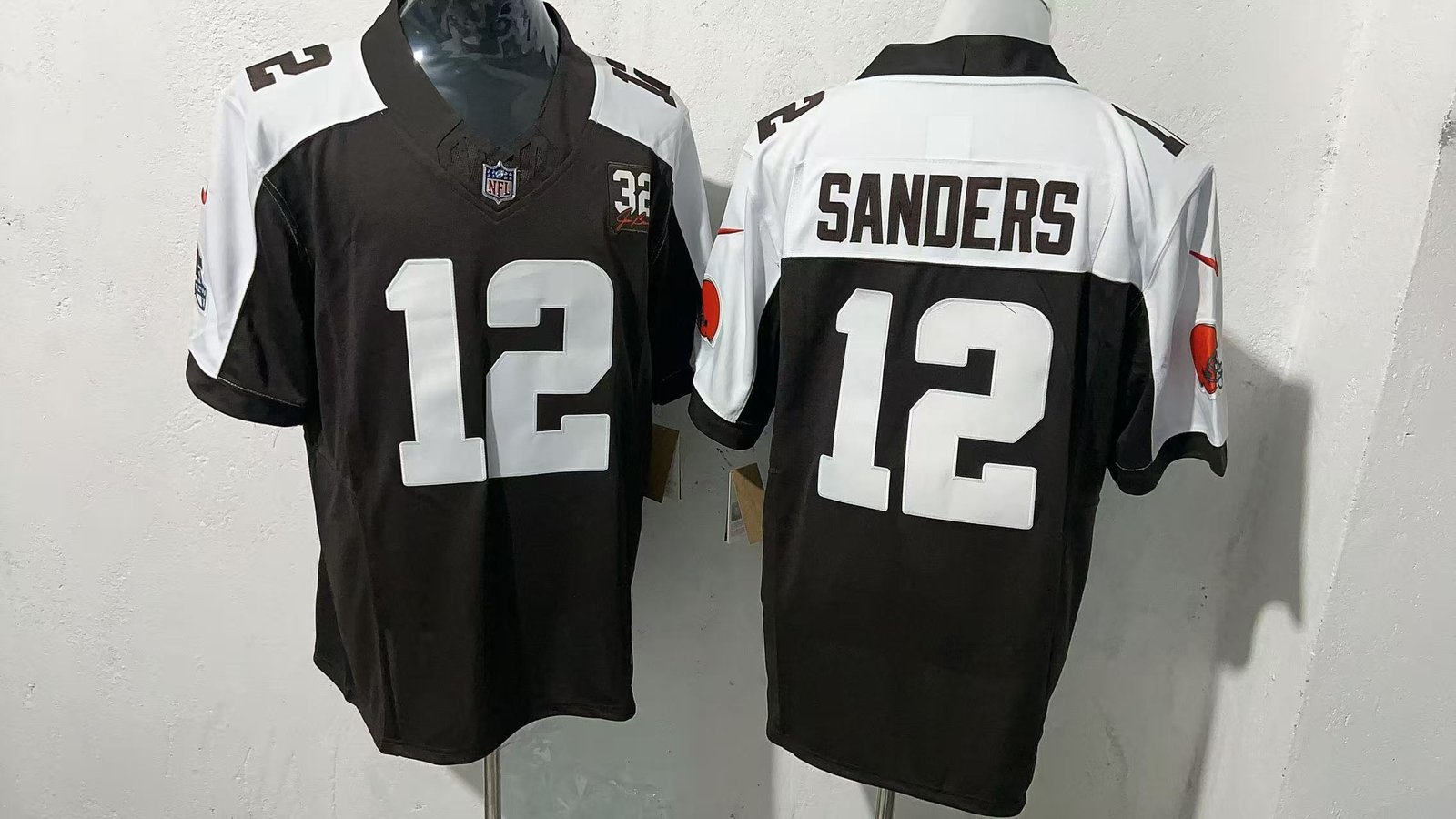 6 Cleveland Browns #12American football jerseys; the jerseys can be customized and printed with any number and any player's name - Image 1
