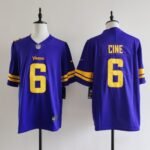 Minnesota Vikings#6 Stitched American Football Jerseys （Support customization）