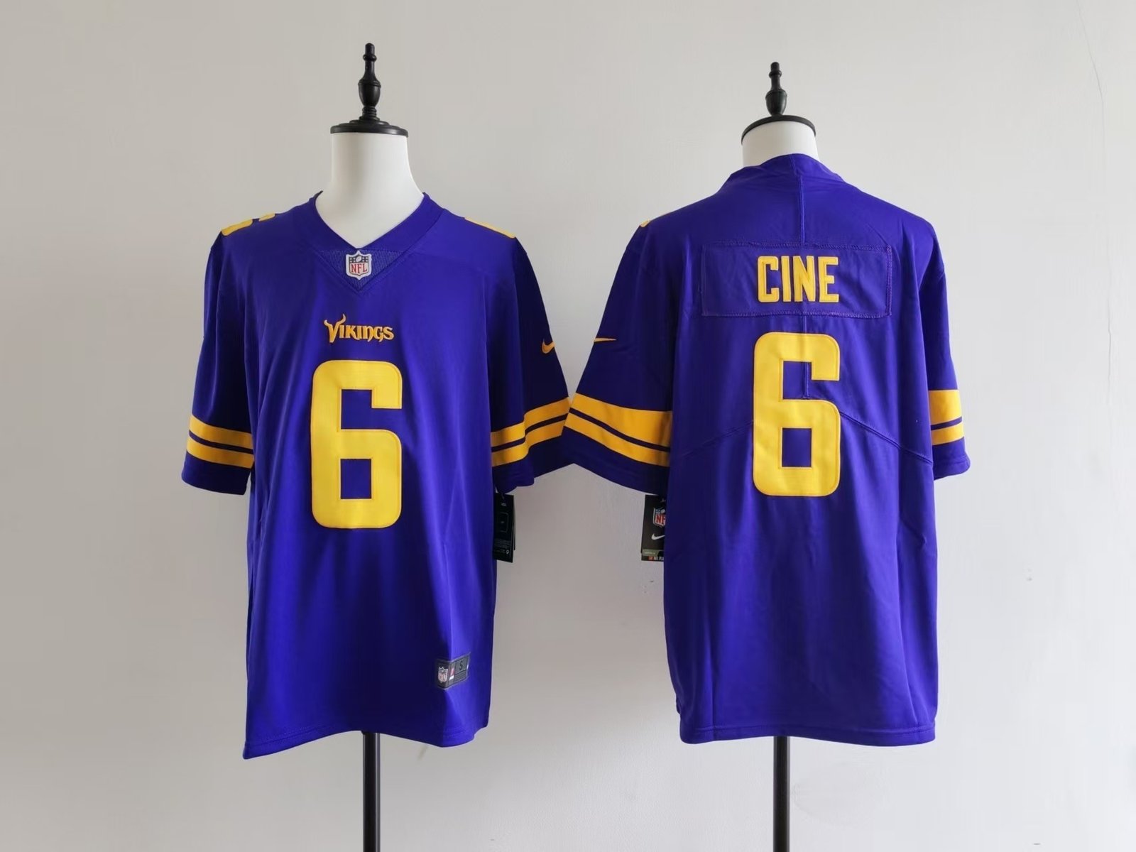 63 Minnesota Vikings#6 Stitched American Football Jerseys (Support customization) - Image 1