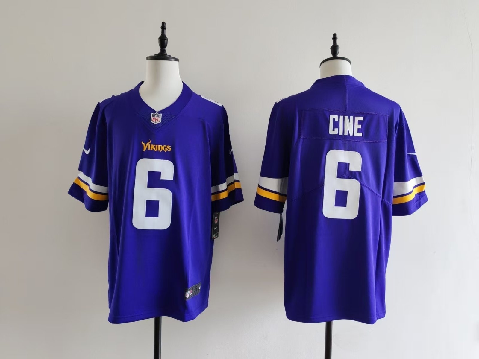 64 Minnesota Vikings#6 Stitched American Football Jerseys (Support customization) - Image 1