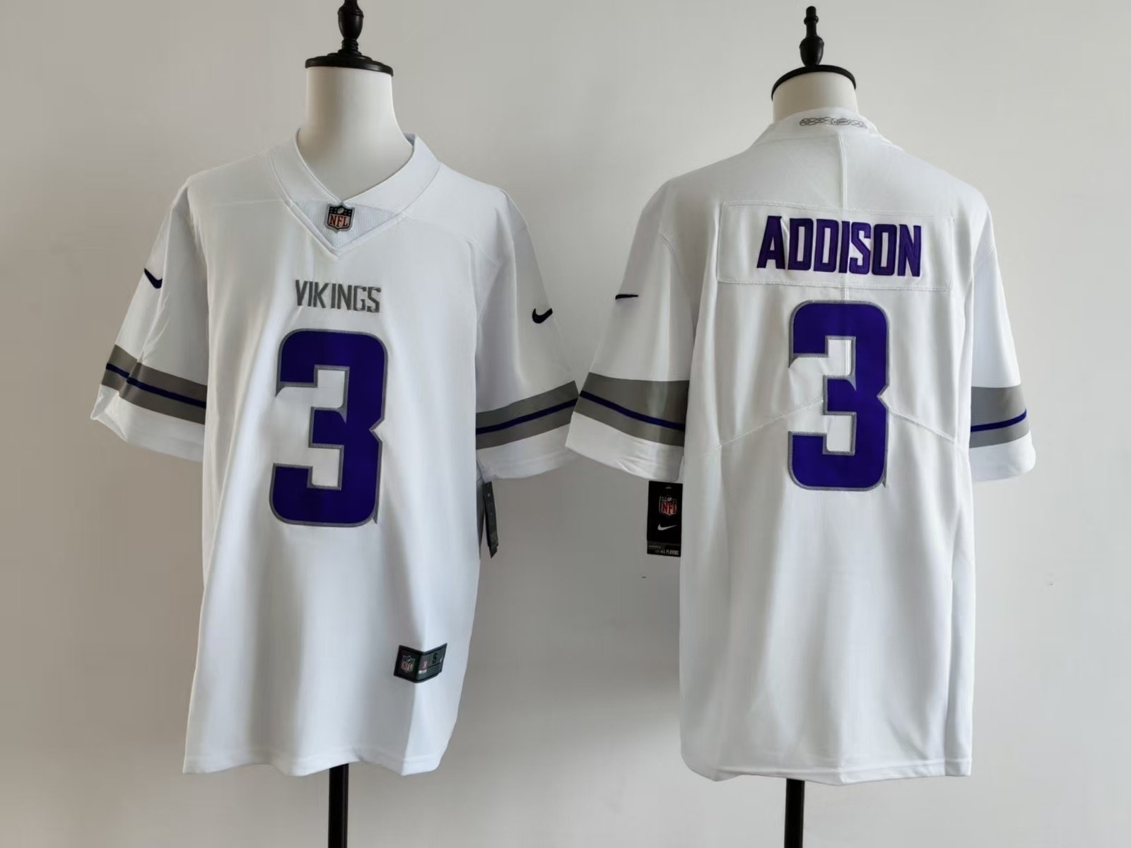 65 Minnesota Vikings#3 Stitched American Football Jerseys (Support customization) - Image 1