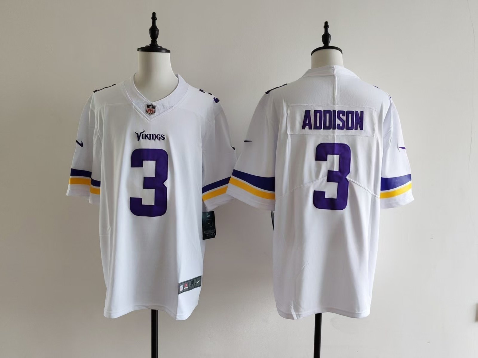 66 Minnesota Vikings#3 Stitched American Football Jerseys (Support customization) - Image 1