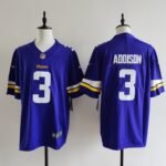 Minnesota Vikings#3 Stitched American Football Jerseys （Support customization）