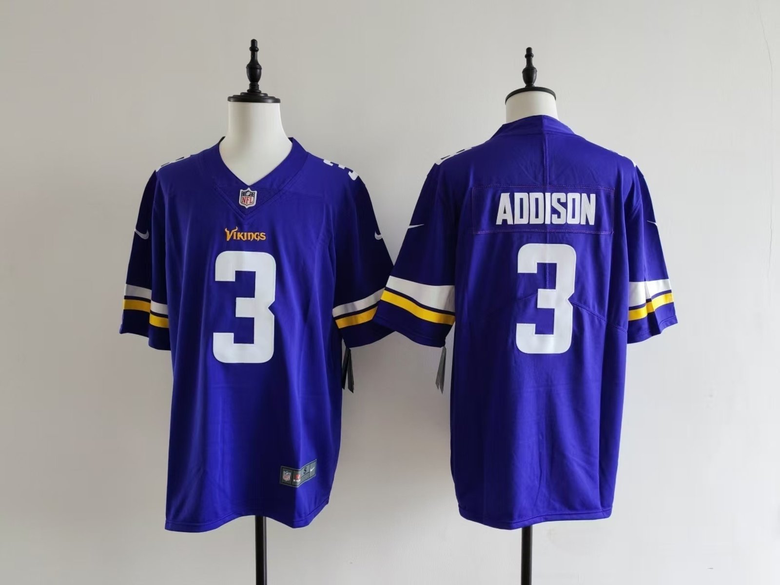 68 Minnesota Vikings#3 Stitched American Football Jerseys (Support customization) - Image 1