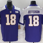 Minnesota Vikings#18 Stitched American Football Jerseys （Support customization）