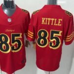 San Francisco 49ers #85 The official American football jersey can be customized with any number and any player’s name