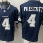Dallas Cowboys #4 American football jerseys can be customized with any number and player's name