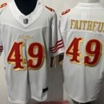 San Francisco 49ers #49 The official American football jersey can be customized with any number and any player’s name