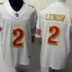 San Francisco 49ers #2 The official American football jersey can be customized with any number and any player’s name