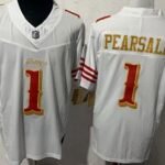 San Francisco 49ers #1 The official American football jersey can be customized with any number and any player’s name