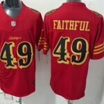 San Francisco 49ers #49 The official American football jersey can be customized with any number and any player’s name