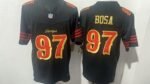 San Francisco 49ers #97 The official American football jersey can be customized with any number and any player’s name