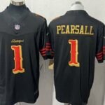 San Francisco 49ers #1 The official American football jersey can be customized with any number and any player’s name