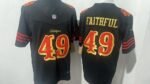 San Francisco 49ers #49 The official American football jersey can be customized with any number and any player’s name
