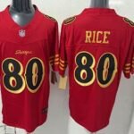 San Francisco 49ers #80 The official American football jersey can be customized with any number and any player’s name