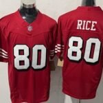 San Francisco 49ers #80 The official American football jersey can be customized with any number and any player’s name