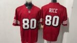 San Francisco 49ers #80 The official American football jersey can be customized with any number and any player’s name