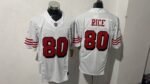 San Francisco 49ers #80 The official American football jersey can be customized with any number and any player’s name