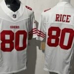 San Francisco 49ers #80 The official American football jersey can be customized with any number and any player’s name