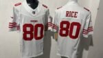 San Francisco 49ers #80 The official American football jersey can be customized with any number and any player’s name