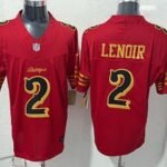 San Francisco 49ers #2 The official American football jersey can be customized with any number and any player’s name