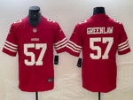 San Francisco 49ers #57 The official American football jersey can be customized with any number and any player’s name