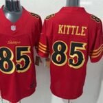 San Francisco 49ers #85 The official American football jersey can be customized with any number and any player’s name