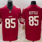 San Francisco 49ers #85 The official American football jersey can be customized with any number and any player’s name